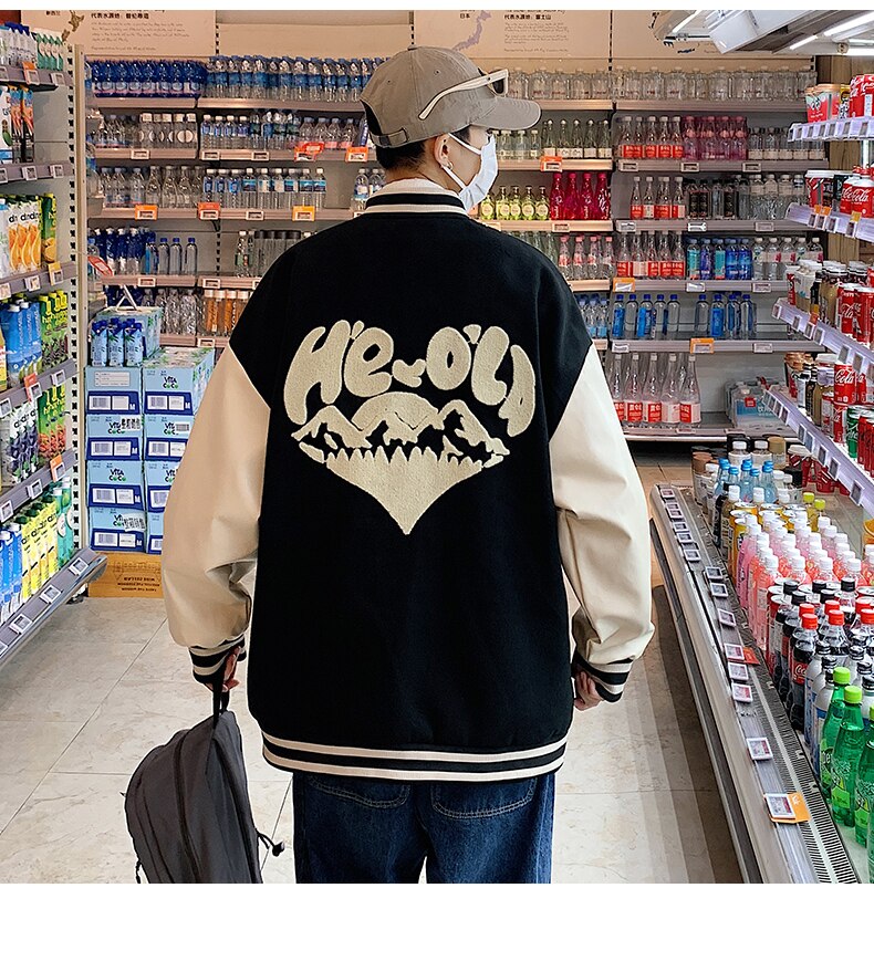 He'lo Optics Varsity Jacket ,  - Streetwear Jacket - Slick Street