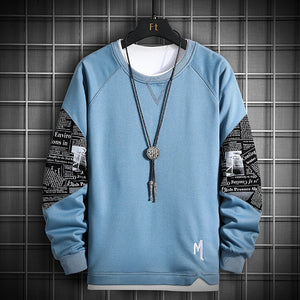 M Article Sweatshirt Blue, XS - Streetwear Sweatshirts - Slick Street