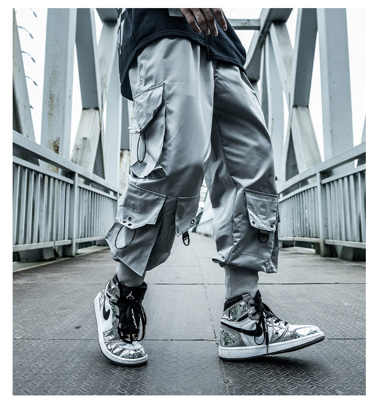 Dark Cosmic Cargo Pants ,  - Streetwear Cargo Pants - Slick Street