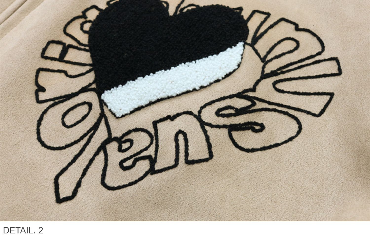 Change From Us Two Shaded Heart Shape Varsity Jacket ,  - Streetwear Jacket - Slick Street