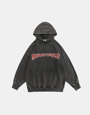 MADEEXTREME 'The Lord' Washed Hoodie ,  - Streetwear Hoodie - Slick Street