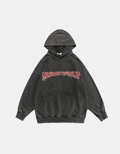 MADEEXTREME 'The Lord' Washed Hoodie ,  - Streetwear Hoodie - Slick Street