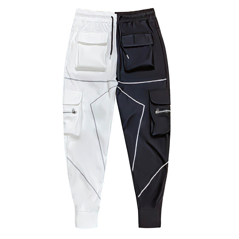 VXR1 Reflective Cargo Pants ,  - Streetwear Cargo Pants - Slick Street