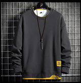 Aesthetic Modest Sweatshirt Gray, XS - Streetwear Sweatshirts - Slick Street