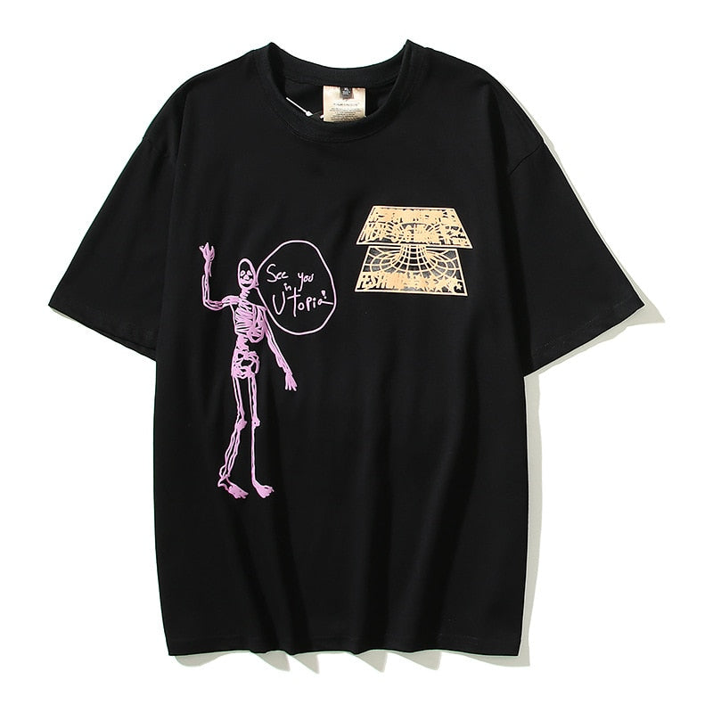A New Universe Loose-Fit T-Shirt Black, XS - Streetwear T-Shirts - Slick Street