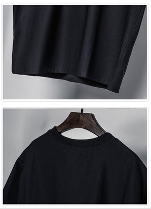 B1 Shoulder Buckle Strap T-Shirt , - Streetwear T-Shirts - Slick Street