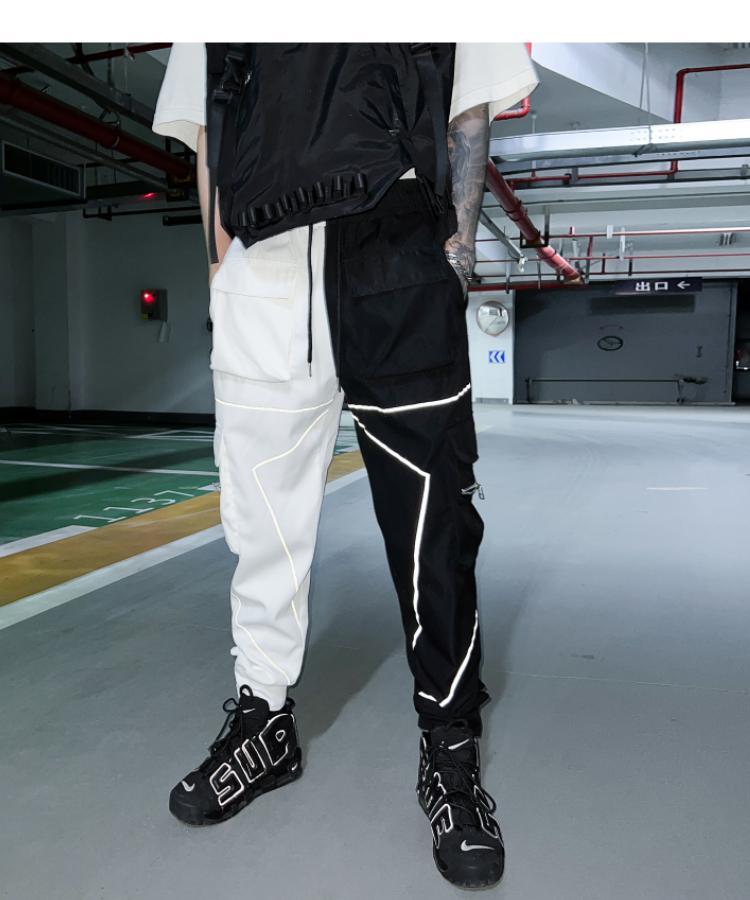 VXR1 Reflective Cargo Pants ,  - Streetwear Cargo Pants - Slick Street