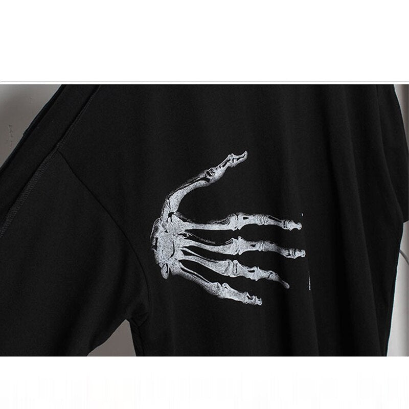 韓国発!【NOMANUAL】SKELETON HANDS T-SHIRT MUSINSA | NOMANUAL SKELETON HANDS T-SHIRT - BLACK
