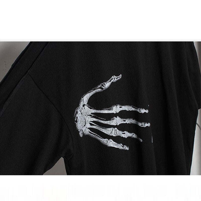 Skeleton Hand T-Shirt ,  - Streetwear Tee - Slick Street
