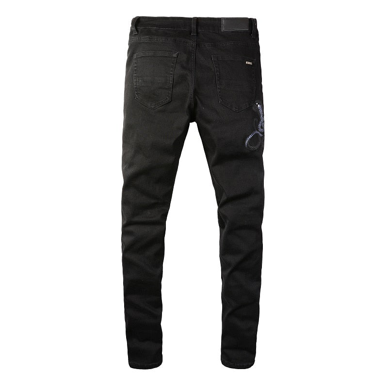 COBRA Snake Denim Jeans ,  - Streetwear Jeans - Slick Street