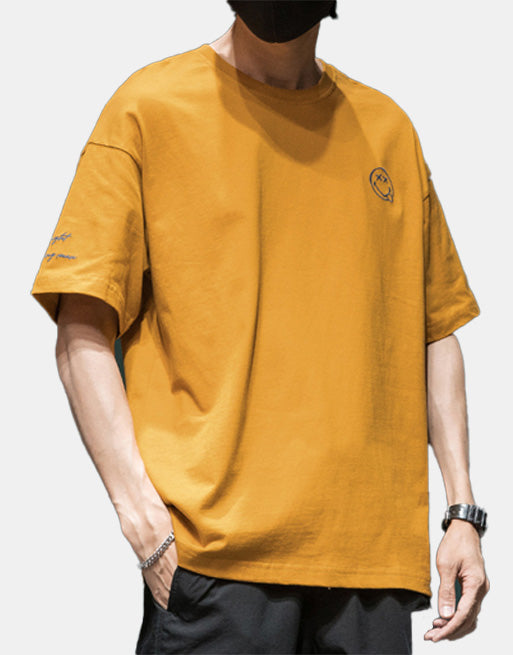 XX Smiley T-Shirt Yellow, XS - Streetwear Tee - Slick Street