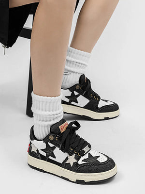 Star Eli1 Skate Sneakers - Black ,  - Streetwear Shoes - Slick Street
