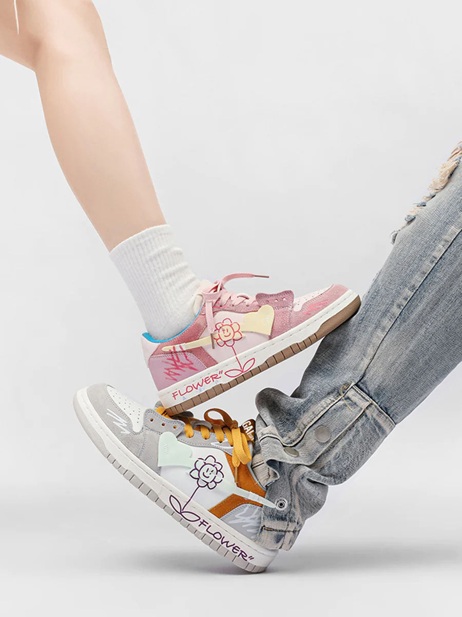 SB Flower Skate Sneakers ,  - Streetwear Shoes - Slick Street