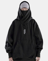 Ninja Hoodie Black, XS - Streetwear Hoodie - Slick Street