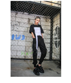 BlackStraps High Waist Cargo Pants ,  - Streetwear Cargo Pants - Slick Street