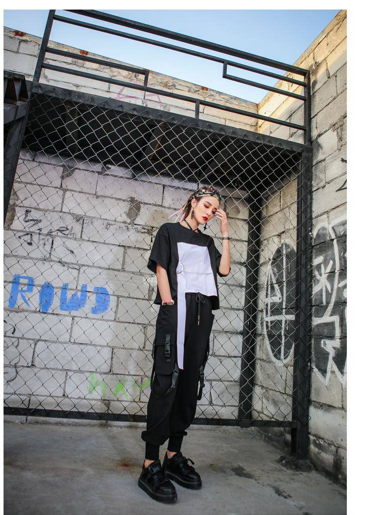 BlackStraps High Waist Cargo Pants ,  - Streetwear Cargo Pants - Slick Street