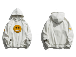 StraightFace Patchwork Hoodie ,  - Streetwear Hoodie - Slick Street