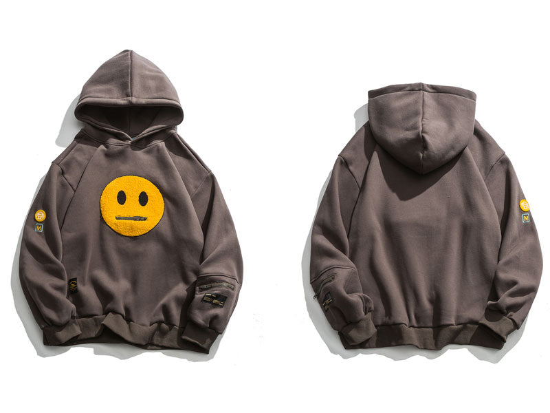 StraightFace Patchwork Hoodie ,  - Streetwear Hoodie - Slick Street