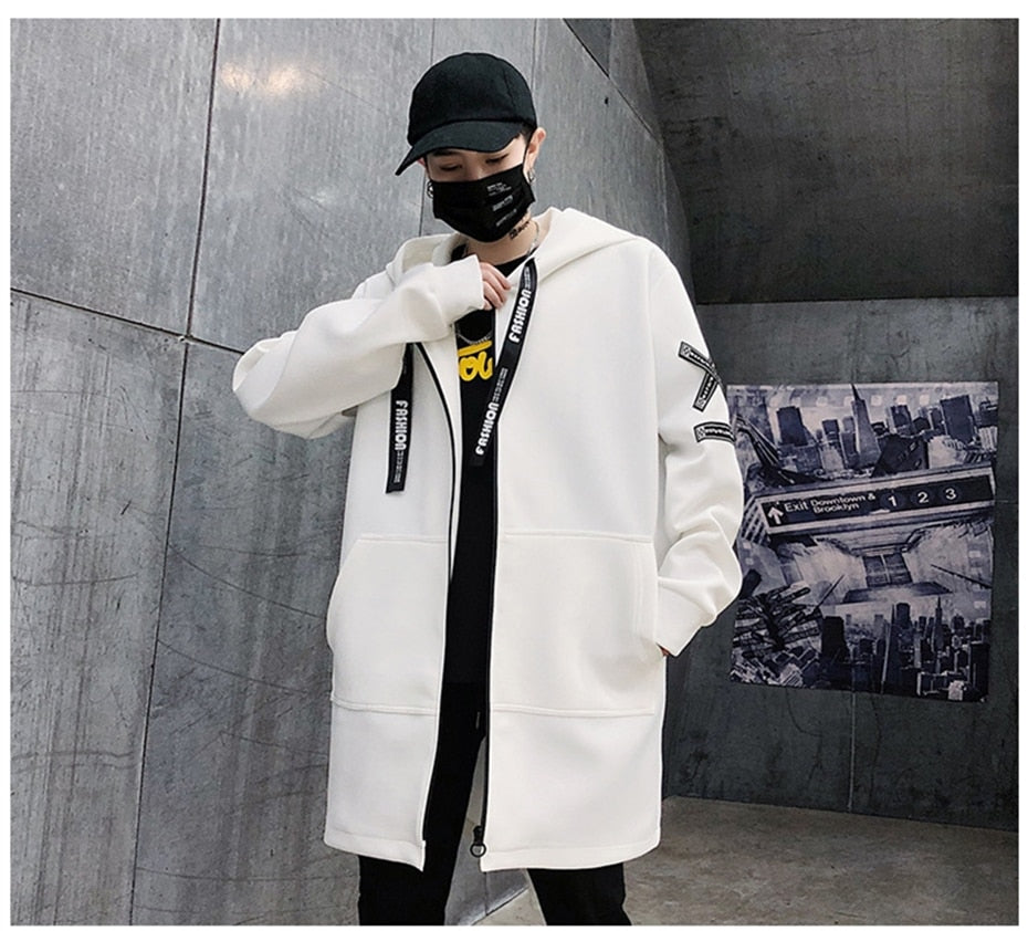 Techwear Long Jacket ,  - Streetwear Jackets - Slick Street