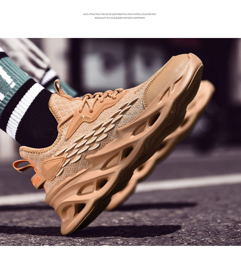SCAR X9Scalez V2 Sneakers - Apricot ,  - Streetwear Footwear - Slick Street