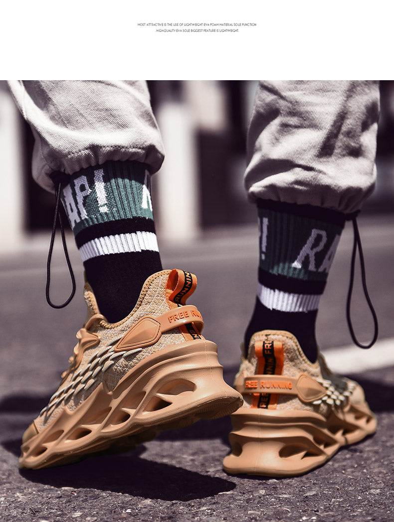 SCAR X9Scalez V2 Sneakers - Apricot ,  - Streetwear Footwear - Slick Street