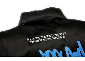 xSmiley Jacket (Black/White) ,  - Streetwear Jackets - Slick Street