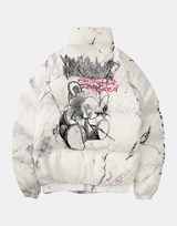 Confused Jacket White, XS - Streetwear Jackets - Slick Street