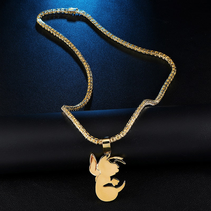 Ice Shark. Iced Hornet Necklace ,  - Streetwear Jewellery - Slick Street
