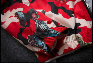 Butterfly Camo Windbreaker ,  - Streetwear Jackets - Slick Street