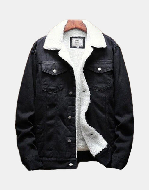 Casual Denim Jacket Black, XXXS - Streetwear Jackets - Slick Street