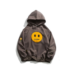 StraightFace Patchwork Hoodie ,  - Streetwear Hoodie - Slick Street