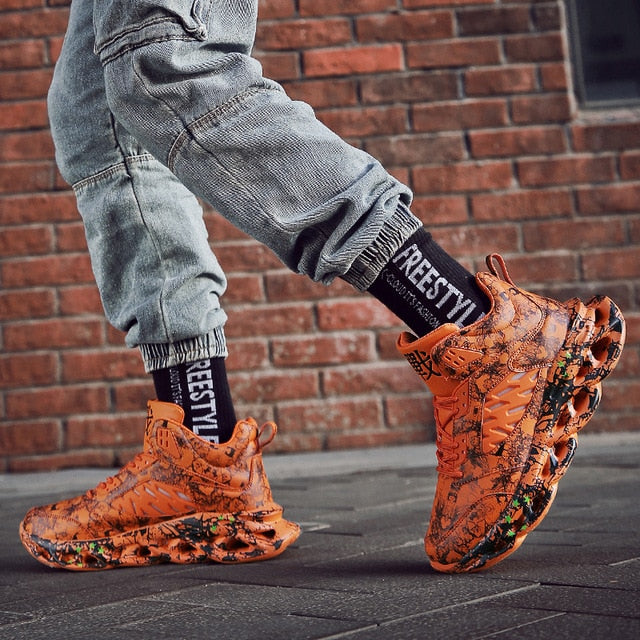 Graffiti Y3 Sneakers ,  - Streetwear Footwear - Slick Street