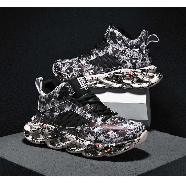 Graffiti Y3 Sneakers ,  - Streetwear Footwear - Slick Street