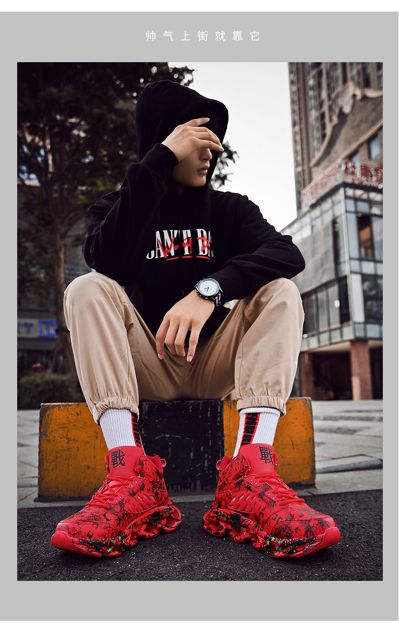 Graffiti Y3 Sneakers ,  - Streetwear Footwear - Slick Street