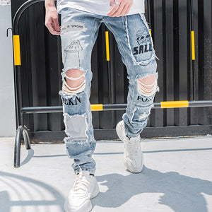 AEKN Distressed Jeans ,  - Streetwear Jeans - Slick Street
