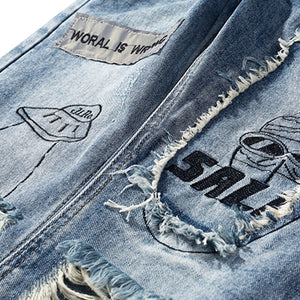 AEKN Distressed Jeans ,  - Streetwear Jeans - Slick Street