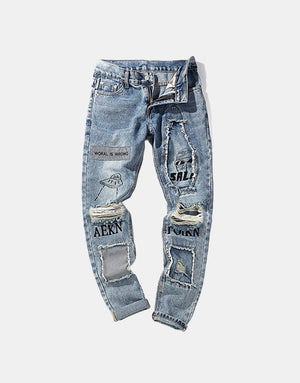 AEKN Distressed Jeans ,  - Streetwear Jeans - Slick Street