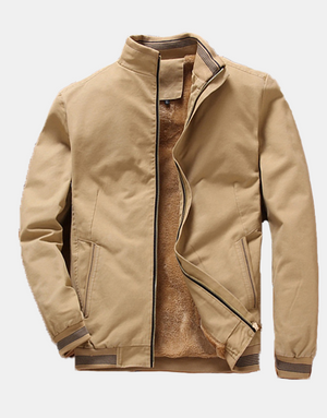 Casual Bomber Jacket Dark Khaki, XXS - Streetwear Bomber Jacket - Slick Street