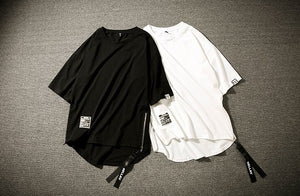 Basic Zip T-Shirt ,  - Streetwear T-Shirts - Slick Street