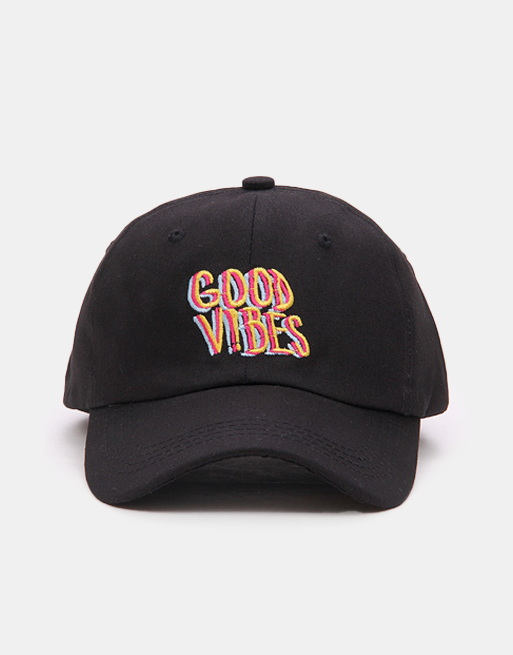 Good Vibes Baseball Cap ,  - Streetwear Hats - Slick Street