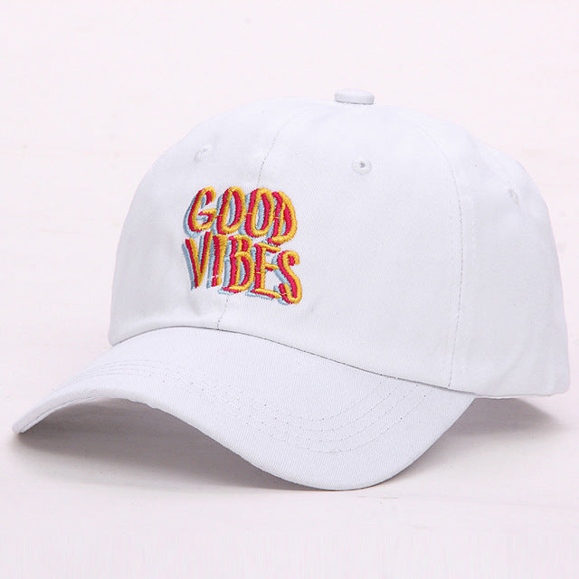 Good Vibes Baseball Cap ,  - Streetwear Hats - Slick Street