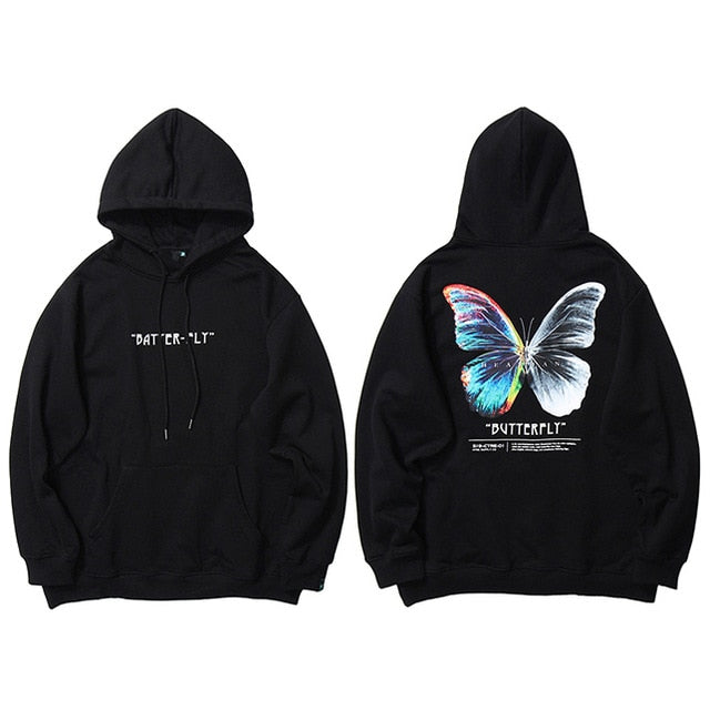 Heathans Butterfly Hoodie ,  - Streetwear Hoodie - Slick Street