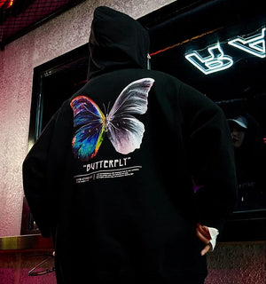 Heathans Butterfly Hoodie ,  - Streetwear Hoodie - Slick Street
