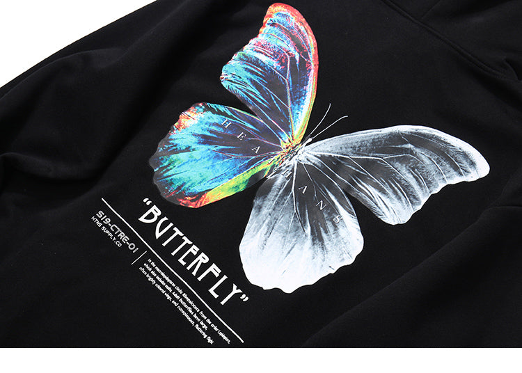 Heathans Butterfly Hoodie ,  - Streetwear Hoodie - Slick Street