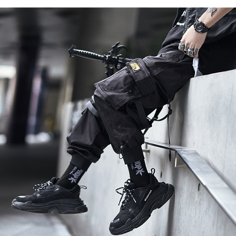 11BBOINGKA Cargo Joggers ,  - Streetwear Cargo Pants - Slick Street