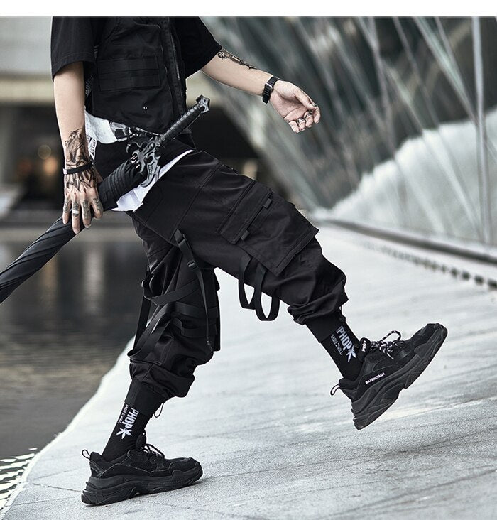 11BBOINGKA Cargo Joggers ,  - Streetwear Cargo Pants - Slick Street