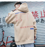 MADE IN CHINA Hoodie Khaki, S - Streetwear Hoodie - Slick Street
