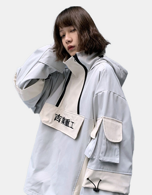 Splice Jacket Grey, XS - Streetwear Jackets - Slick Street