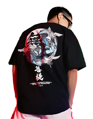 H.T.N.S T-Shirt Black, XS - Streetwear Shirts - Slick Street