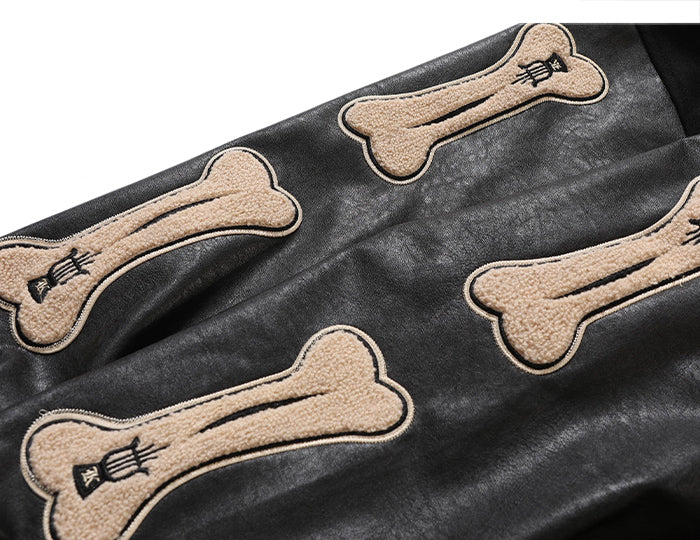 B Bone Bomber Jacket ,  - Streetwear Jackets - Slick Street